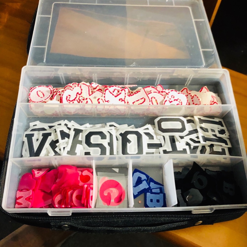 Iron on letters